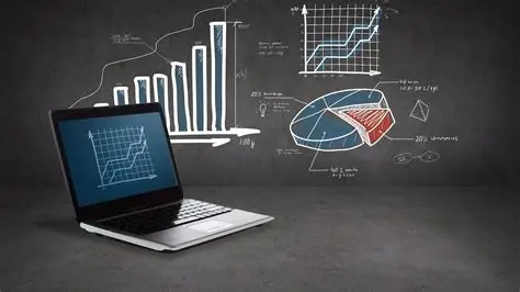 Predictive Analytics Dashboard showing forecasted data graphs and error bounds